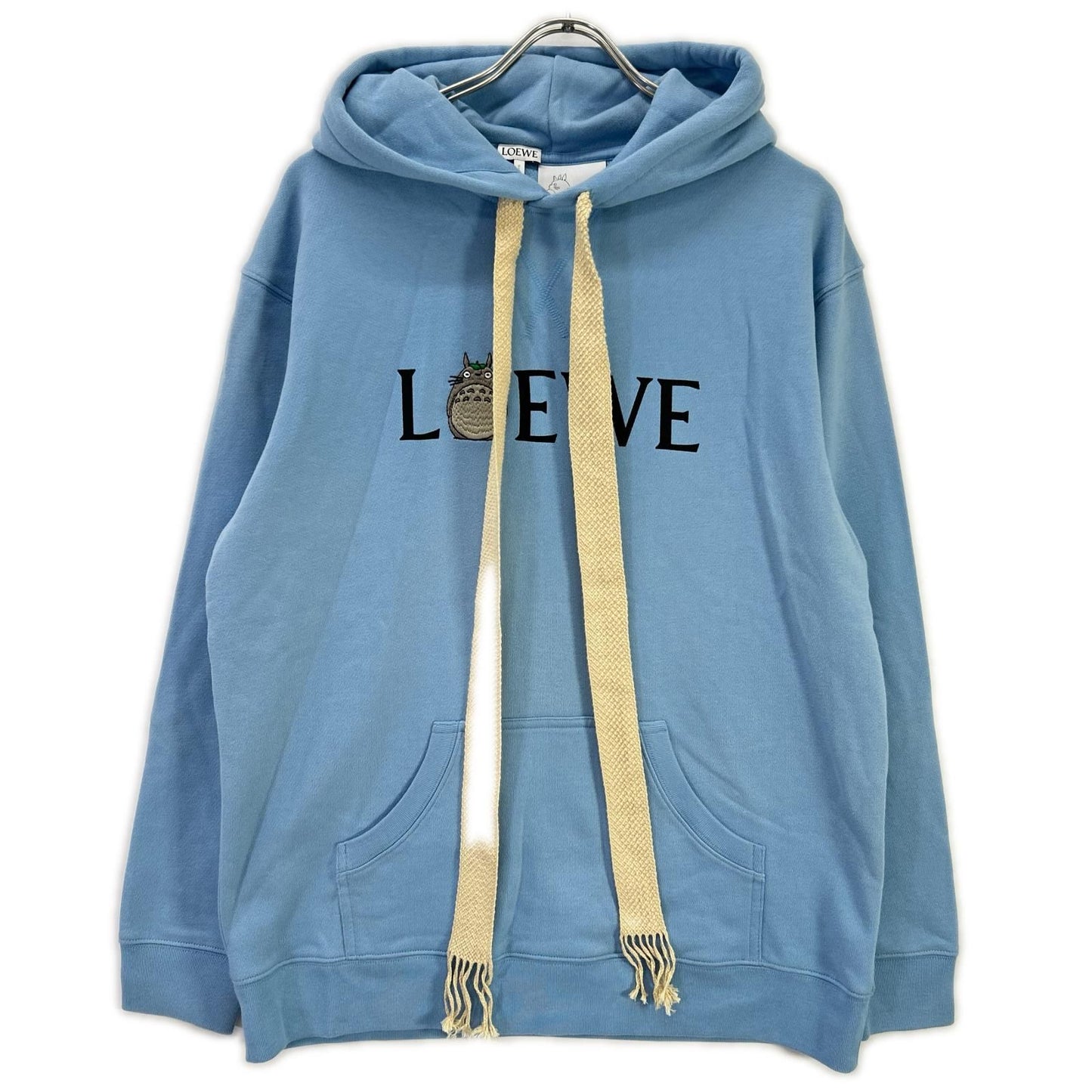 Loewe Studio Ghibli My Neighbor Light Blue Front Print Hoodie XS