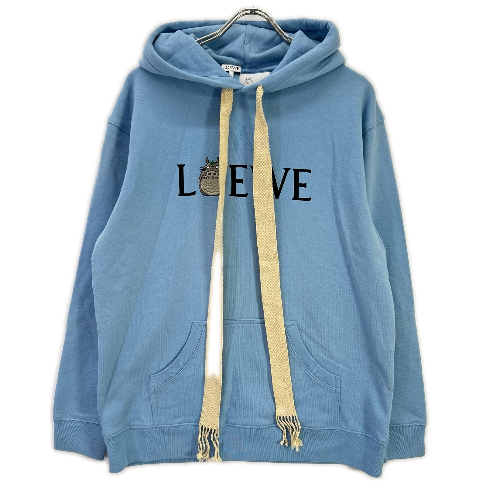 Loewe Studio Ghibli My Neighbor Light Blue Front Print Hoodie XS