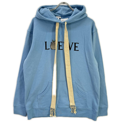 Loewe Studio Ghibli My Neighbor Light Blue Front Print Hoodie XS