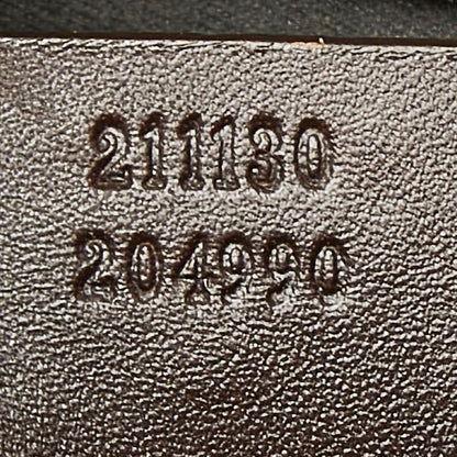Gucci GG Supreme Sherry Line Messenger Bag Shoulder Back Beige Brown Leather — view 4