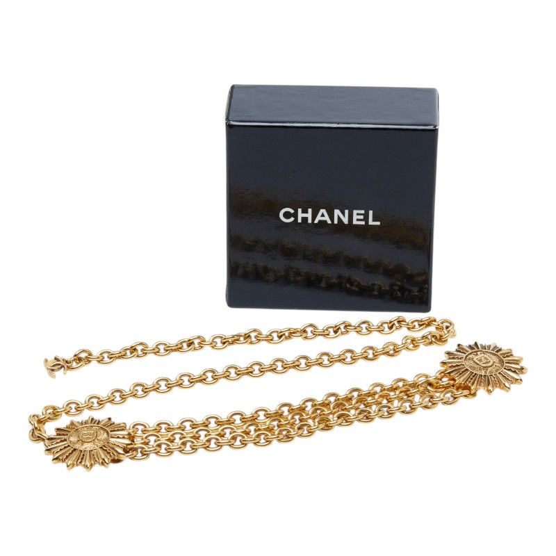 Chanel CC Logo Chain Belt Gold Plated — view 5