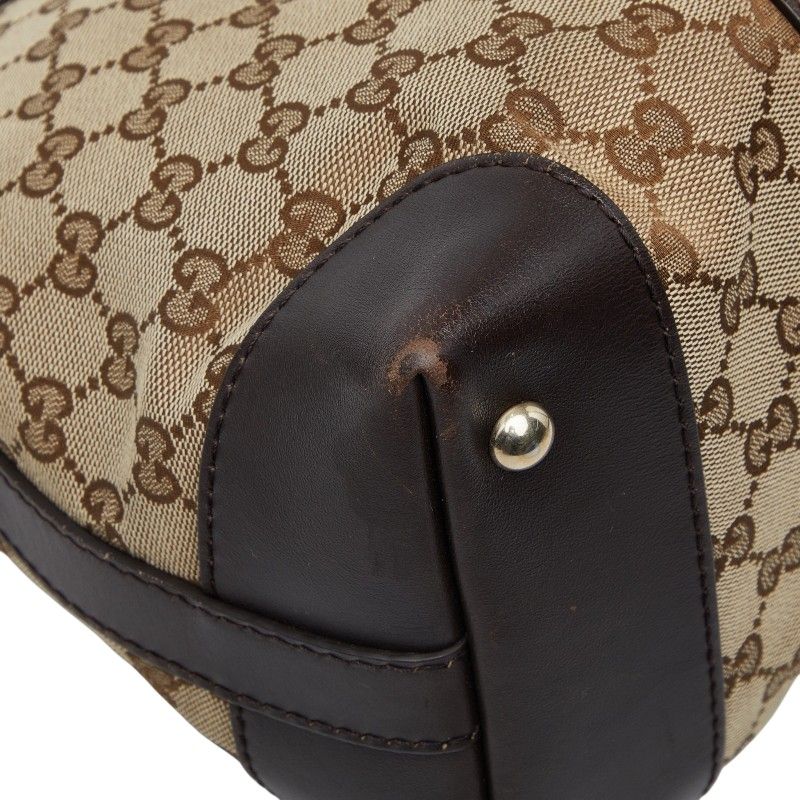 Gucci GG Canvas Sherry Line 2-Way Shoulder Bag Beige Brown — view 5