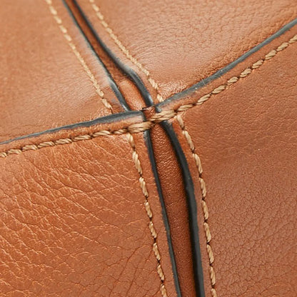 Loewe Anagram Puzzle Mini 2-Way Shoulder Bag Brown Leather — view 7