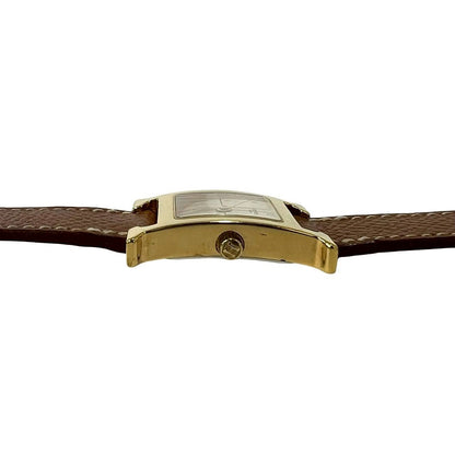 Hermes Watch Veau Epsom Quartz Gold — view 6