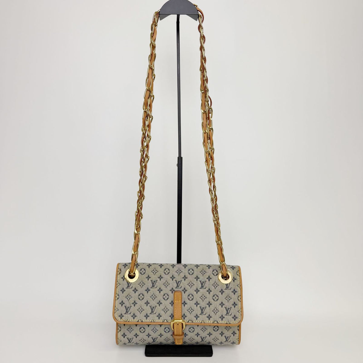 Louis Vuitton Monogram Mini Camille Shoulder Bag Canvas Leather Gray Beige — view 2