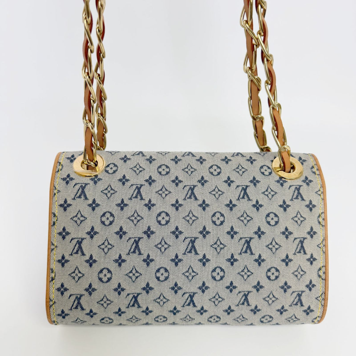 Louis Vuitton Monogram Mini Camille Shoulder Bag Canvas Leather Gray Beige — view 5