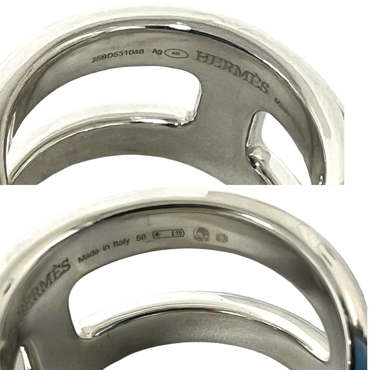 Hermes Osmose PM Ring 925 Sterling Silver — view 3