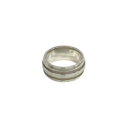 Tiffany & Co Vintage Groove Double Line Ring 925 Sterling Silver — view 6