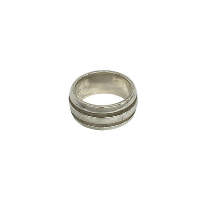 Tiffany & Co Vintage Groove Double Line Ring 925 Sterling Silver — view 5