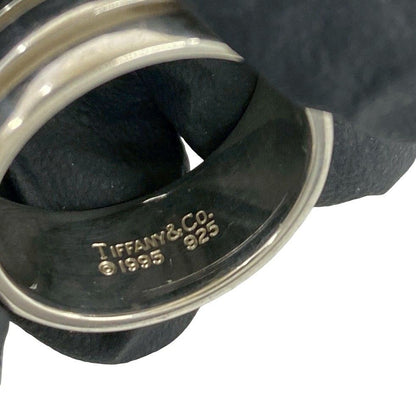 Tiffany & Co Vintage Groove Double Line Ring 925 Sterling Silver — view 3
