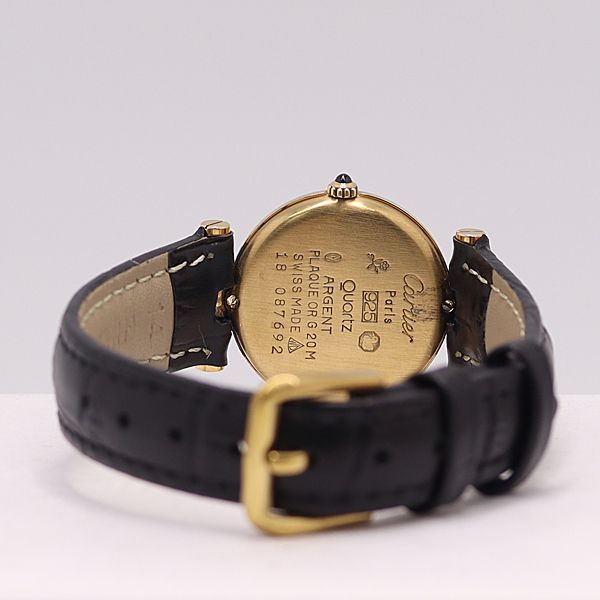 Cartier Must Vendome 18 Quartz Ivory Dial Watch — view 4