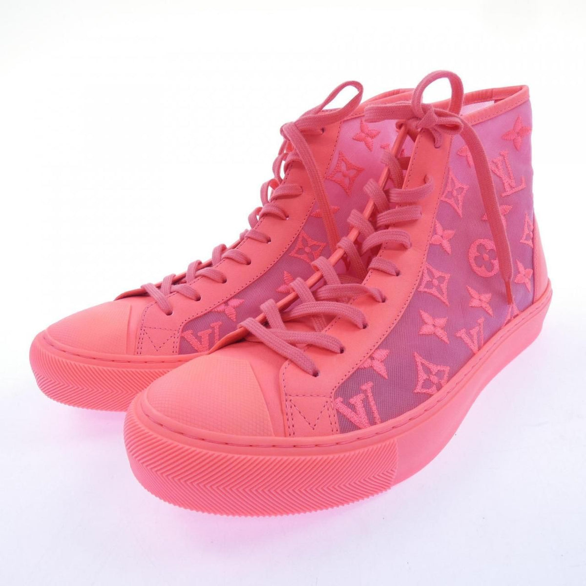 Louis Vuitton Monogram Neon Tattoo Line Sneakers — view 3