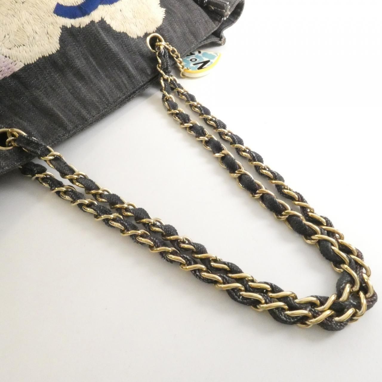 Chanel Bag Handbag Blue — view 7
