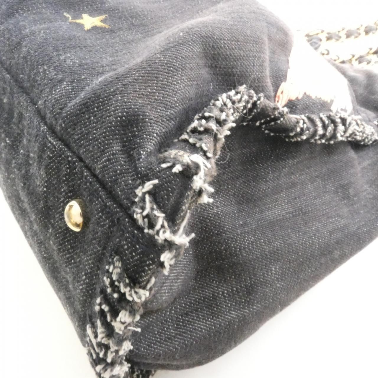 Chanel Bag Handbag Blue — view 3