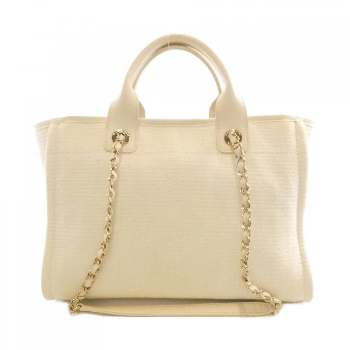 Chanel Deauville Line AS3257 Ivory Tote Bag — view 2