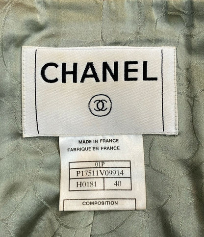 Chanel Tweed Zip Up Jacket 40 — view 3