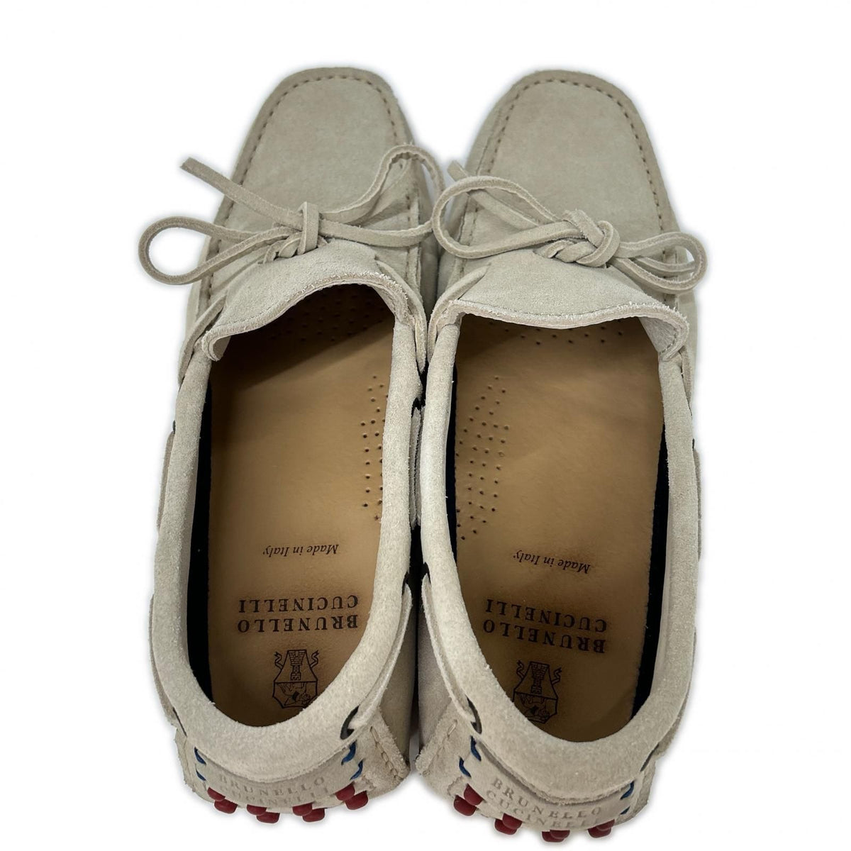 Brunello Cucinelli Suede Driving Shoes — view 6