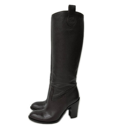 Gucci Chunky Heel Long Boots — view 2