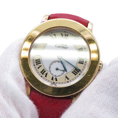 Cartier Must du Ronde Watch White Dial — view 5