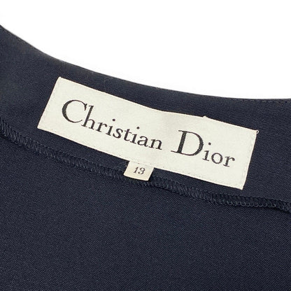 Dior Set Skirt Suit Color Jacket Flare 13 Navy — view 8