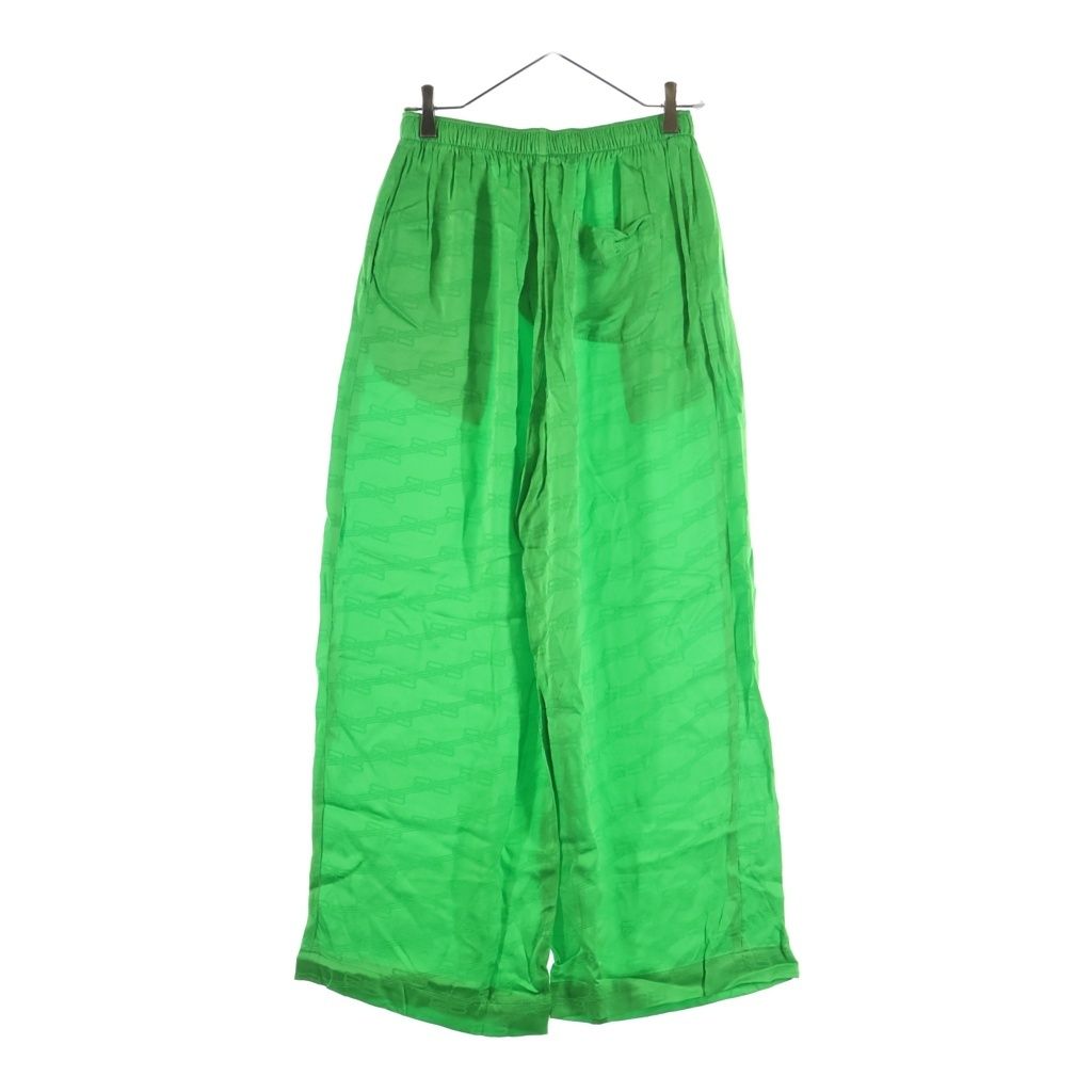 Balenciaga BB Monogram Pajama Pants Green — view 2