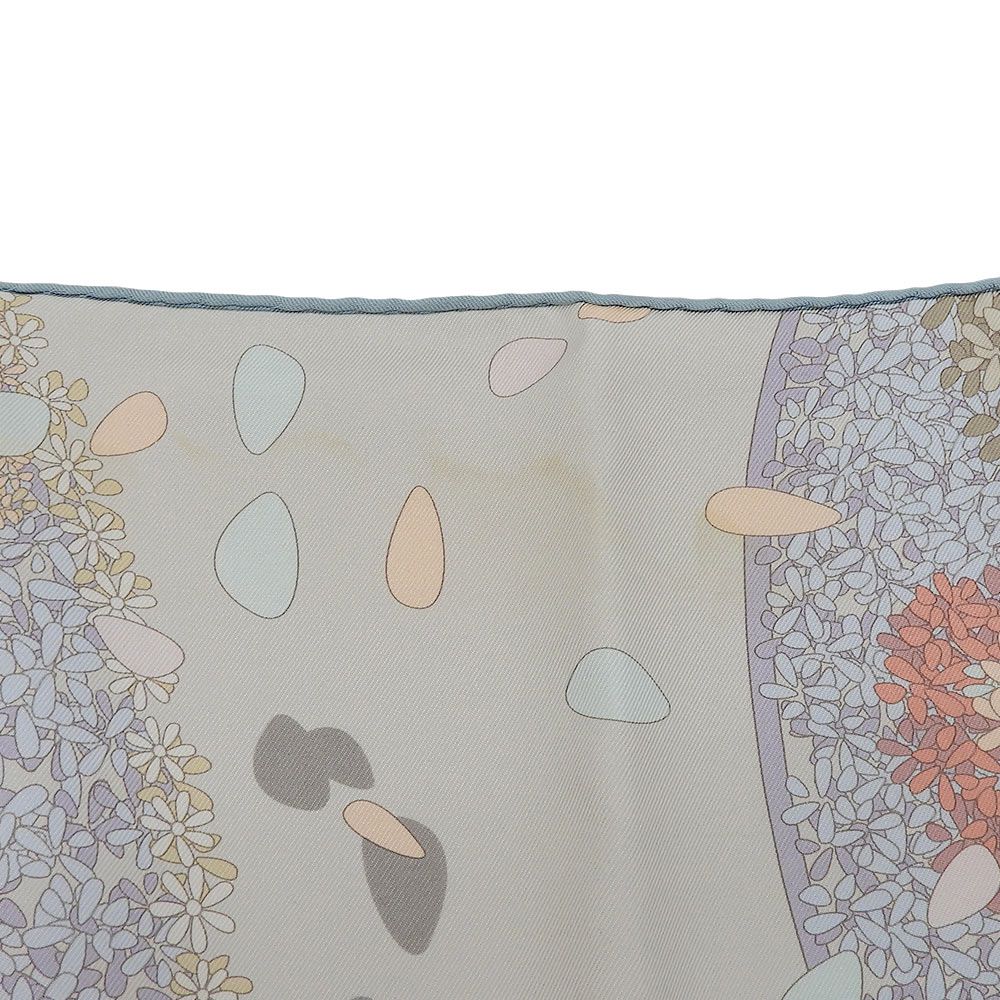 Hermes Carre 90 Silk Scarf Flower Offering Offrandes Dun Jour Multicolor — view 4
