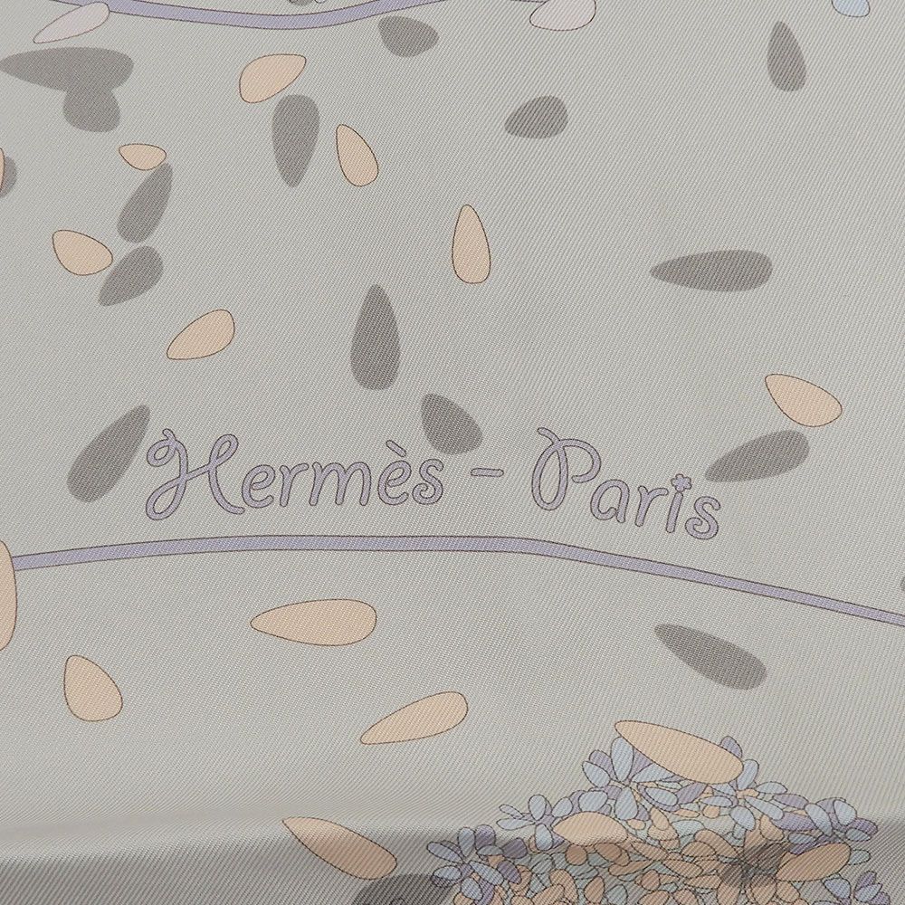Hermes Carre 90 Silk Scarf Flower Offering Offrandes Dun Jour Multicolor — view 8