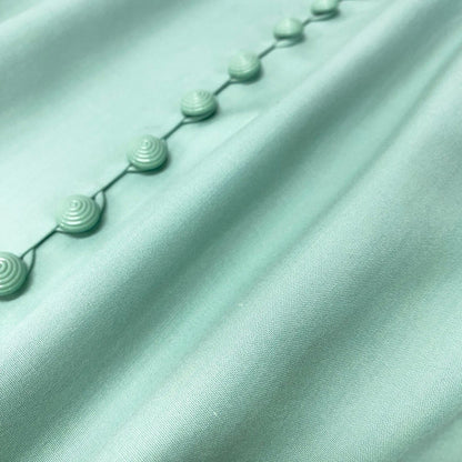 Saint Laurent Collarless Jacket Lightweight M Light Green — view 7