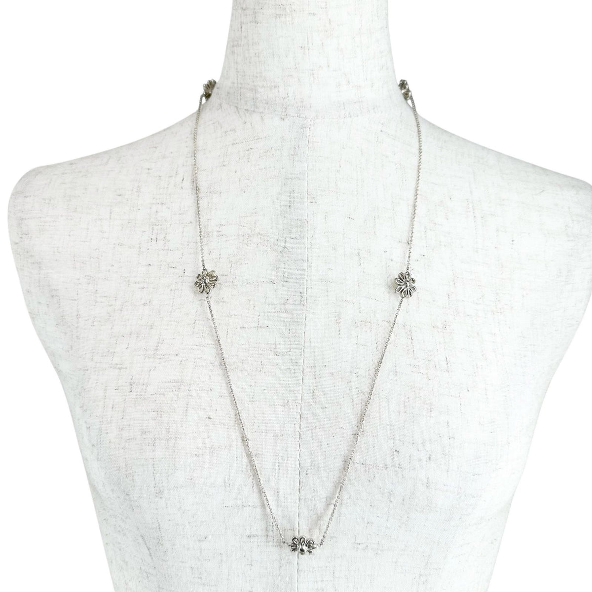 Tiffany & Co Necklace Daisy Flower Silver Paloma Picasso — view 3