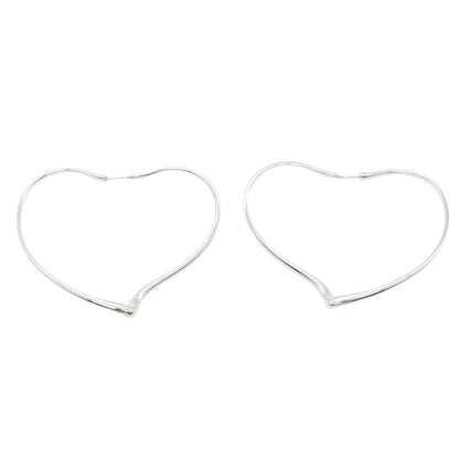Tiffany & Co Single Earring Open Heart Hoop 925 Sterling Silver — view 3