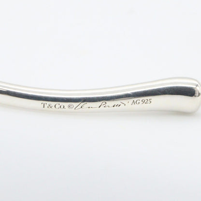 Tiffany & Co Single Earring Open Heart Hoop 925 Sterling Silver — view 6