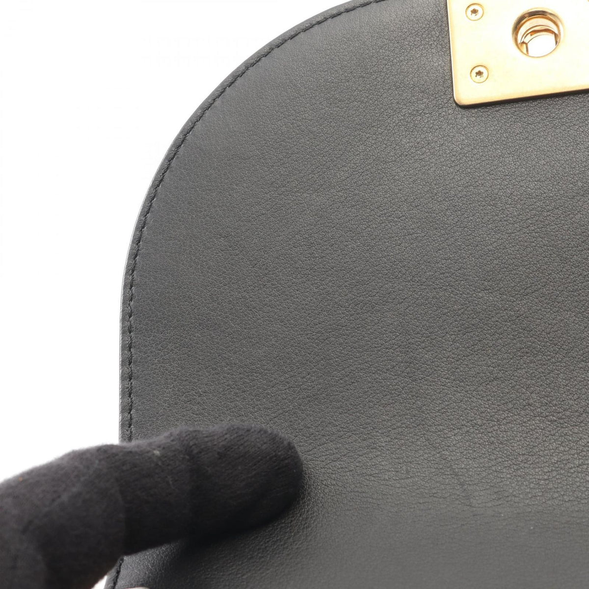 Chanel Shoulder Bag Boy Small Black Lambskin Chain — view 7