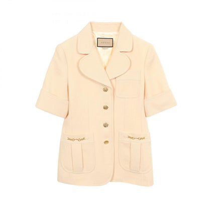 Gucci Tailored Jacket Horsebit Short Sleeve Wool