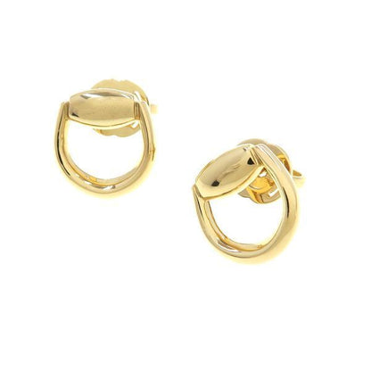Gucci Horsebit Studded Earrings — view 4