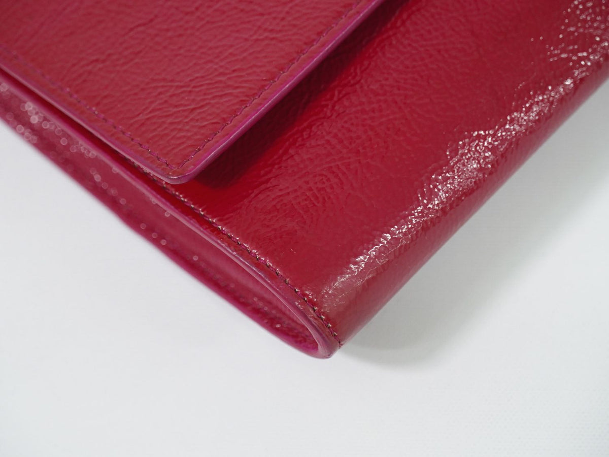 Saint Laurent YSL Belle de Jour Clutch Patent Leather — view 6