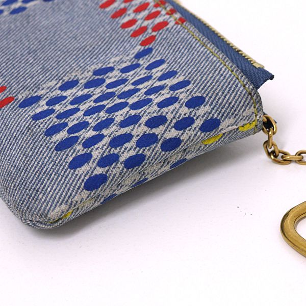 Louis Vuitton Pochette Cles Key Case Blue Key Holder — view 4