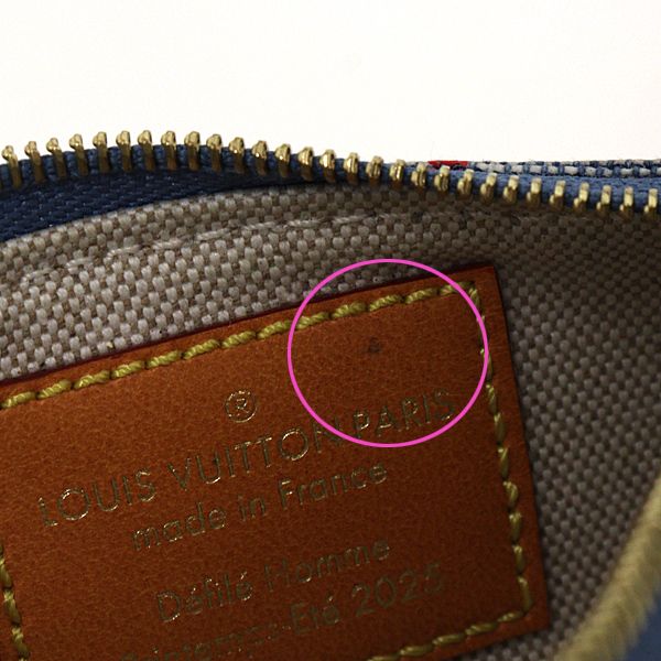 Louis Vuitton Pochette Cles Key Case Blue Key Holder — view 3