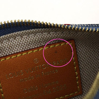 Louis Vuitton Pochette Cles Key Case Blue Key Holder — view 3