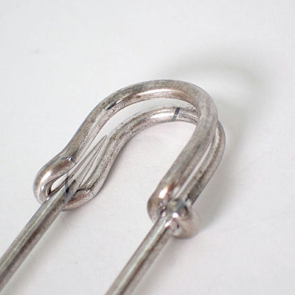 Hermes Sellier Silver Brooch — view 4