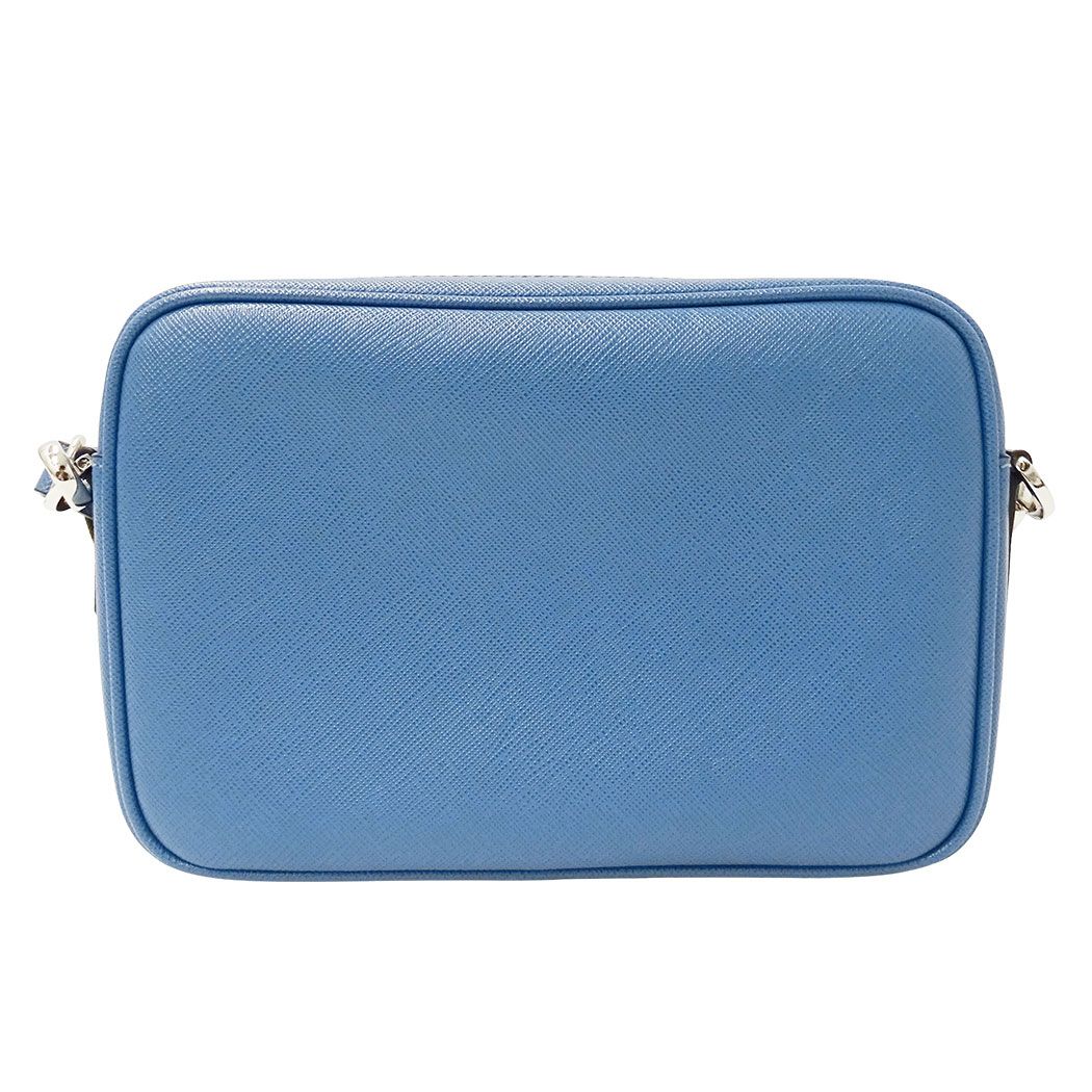 Prada Shoulder Bag Saffiano Light Blue — view 2