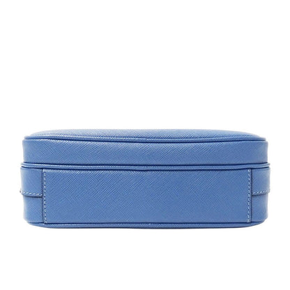 Prada Shoulder Bag Saffiano Light Blue — view 3