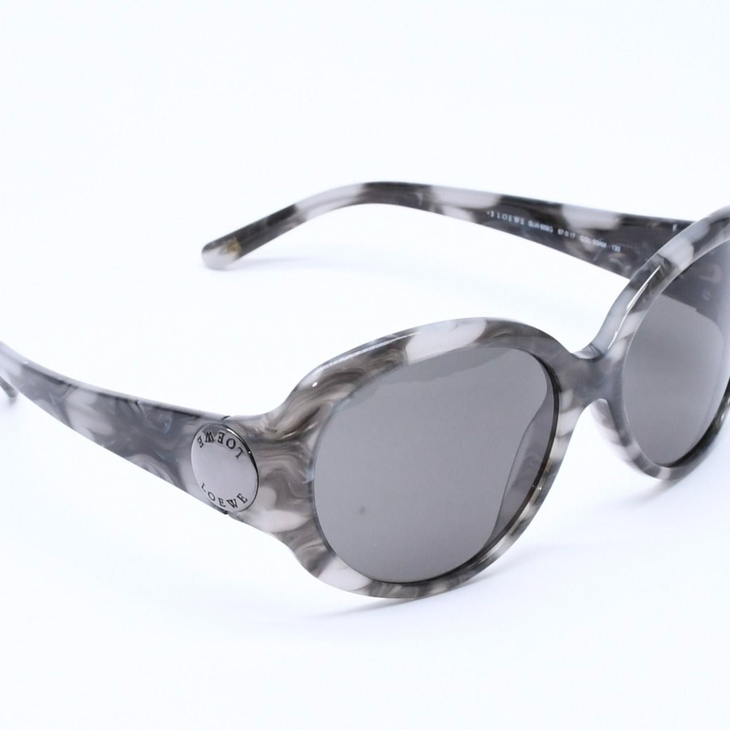 Loewe Sunglasses Eyewear Gray Marble Color Acetate — view 3
