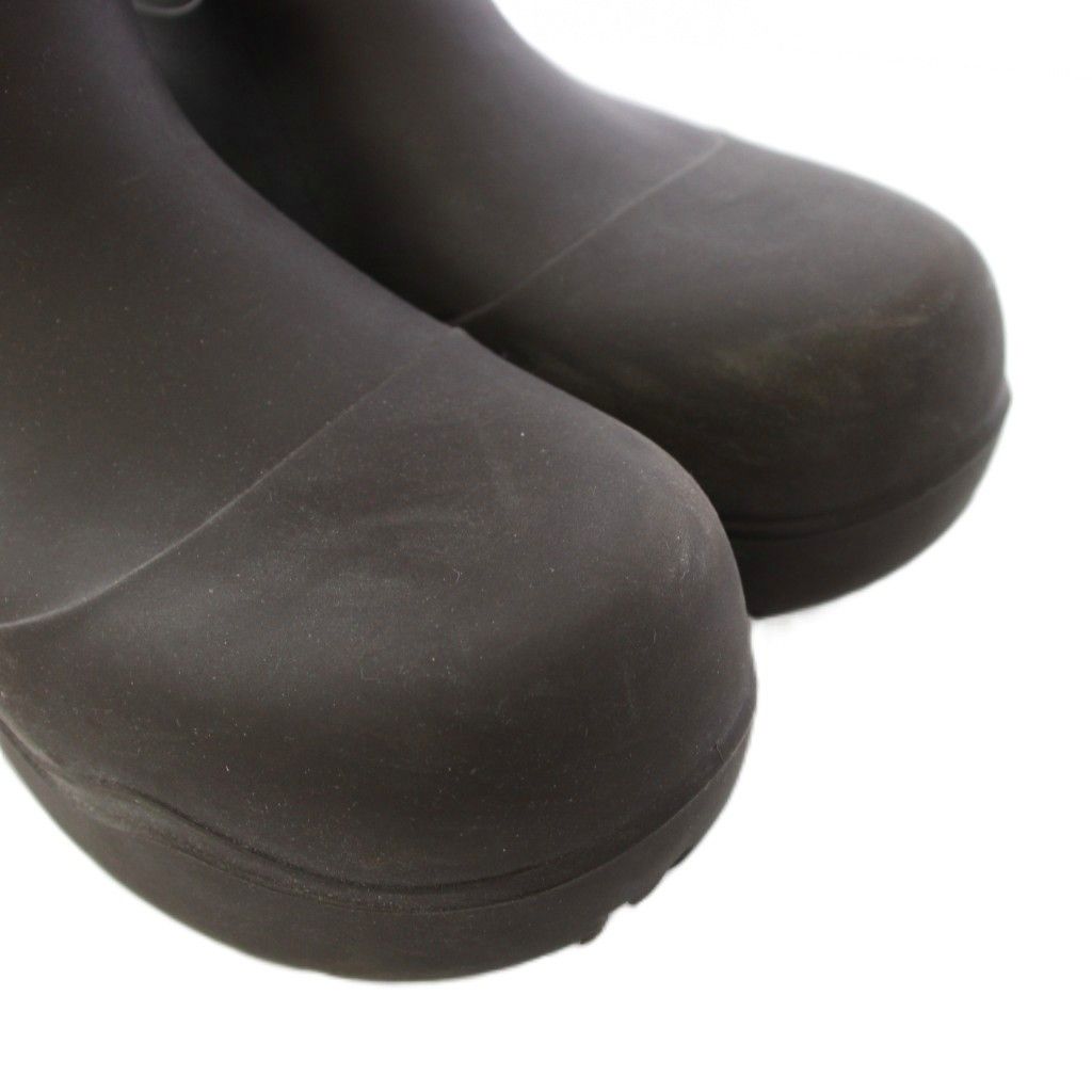 Bottega Veneta Puddle Boots Paddle Ruba Rain Shoes Short Brown — view 3
