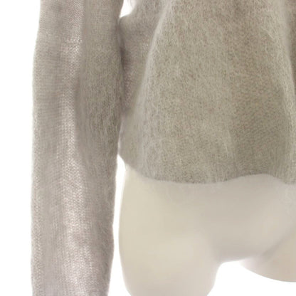 Loewe Polo Sweater Knit Shirt Long Sleeve Mohair Wool S Gray — view 6