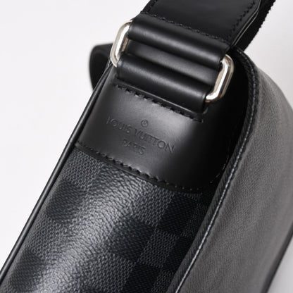 Louis Vuitton District PM Messenger Bag Damier Graphite Canvas Black Gray Silver — view 5