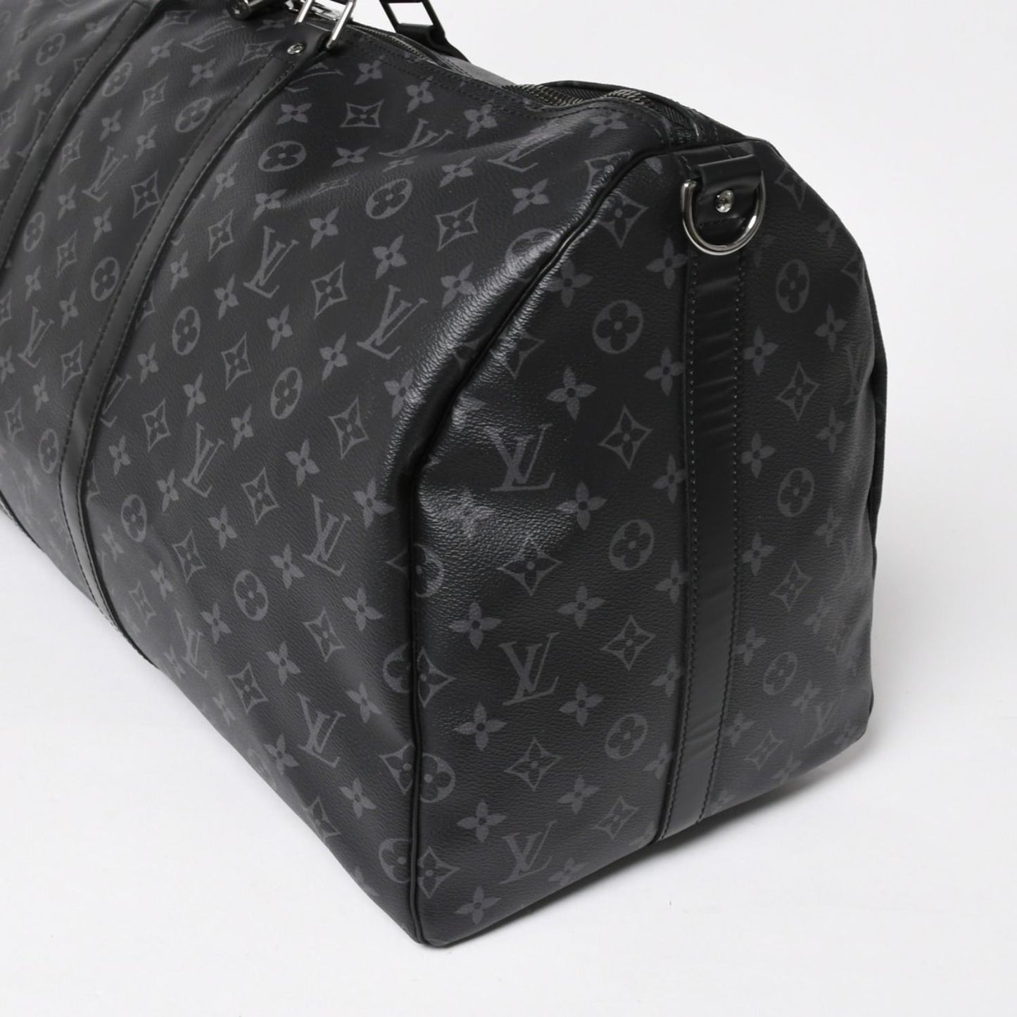 Louis Vuitton Boston Bag Keepall Bandouliere 55 Monogram Eclipse — view 4