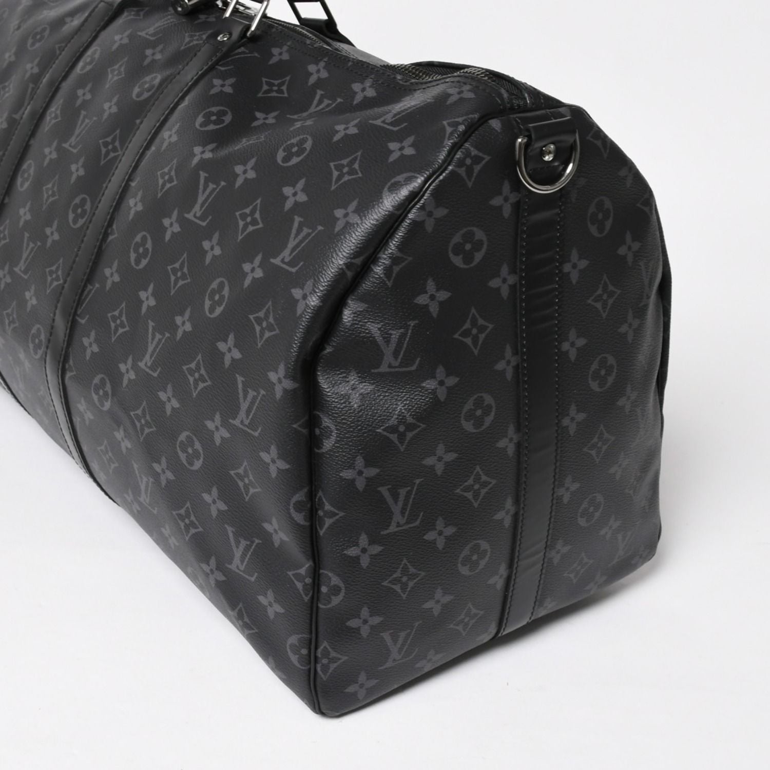 Louis Vuitton Boston Bag Keepall Bandouliere 55 Monogram Eclipse — view 4