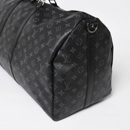 Louis Vuitton Boston Bag Keepall Bandouliere 55 Monogram Eclipse — view 4
