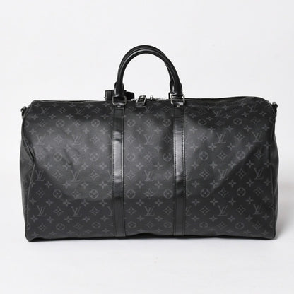 Louis Vuitton Boston Bag Keepall Bandouliere 55 Monogram Eclipse