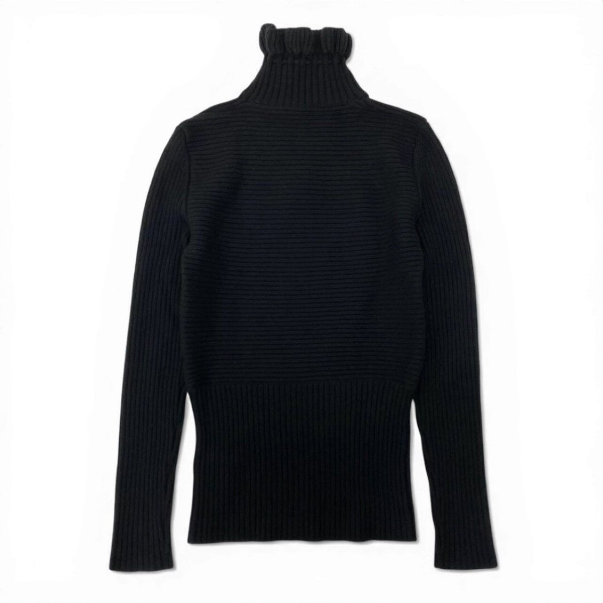 Gucci Drawstring Turtleneck Knit Wool Metal Sweater — view 3
